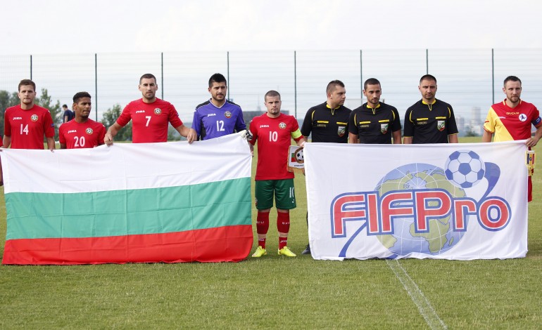 Naționala jucătorilor fără contract dispută astăzi al doilea joc cu Bulgaria