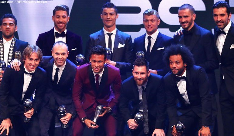 Echipa ideală World 11: fotbaliști de la Real Madrid, Barcelona și Juventus